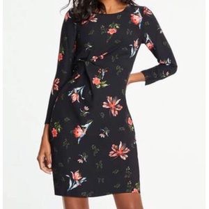 Ann Taylor Garden Knotted Floral Dress